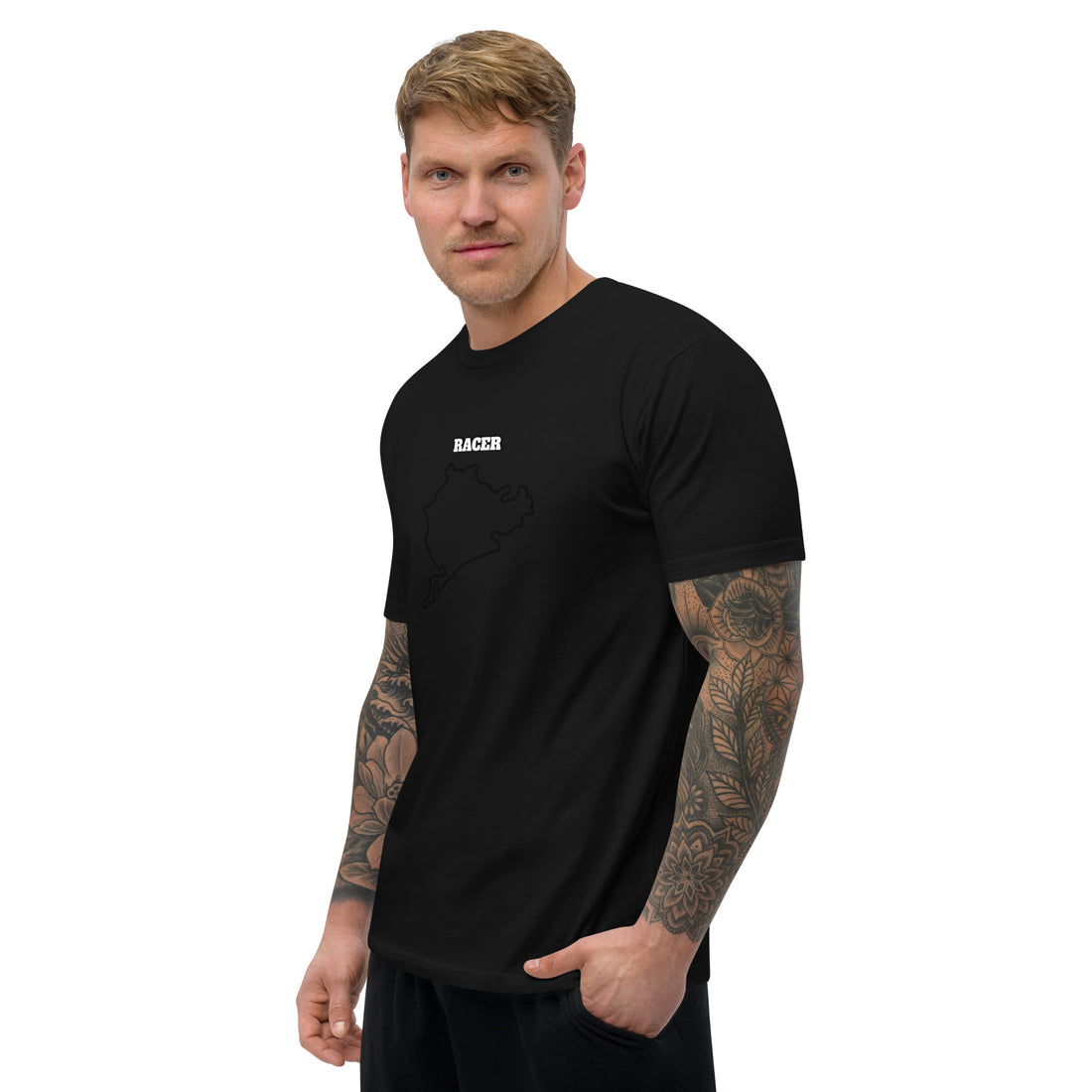 BOOSTANE Racer Short Sleeve Fitted Tee