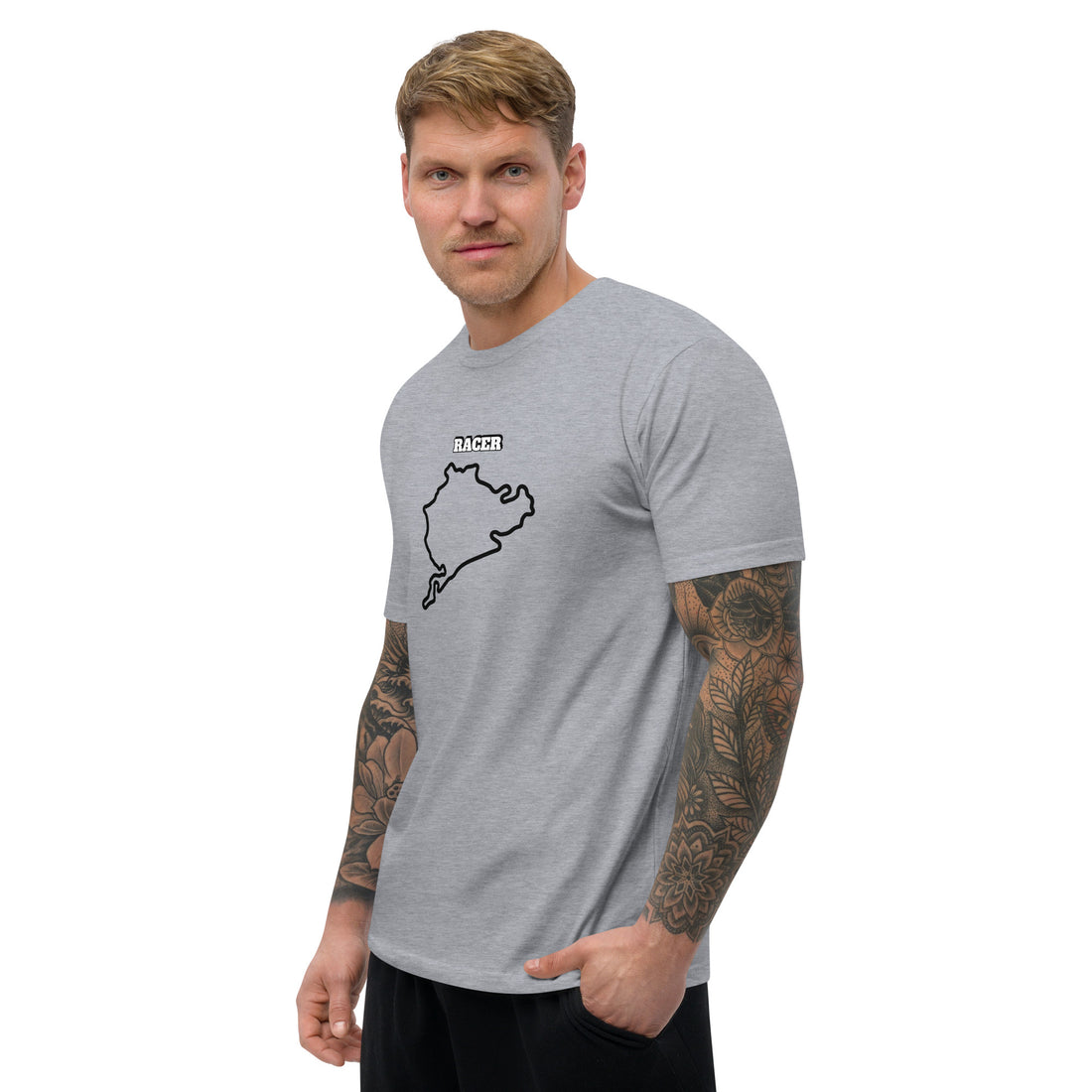 BOOSTANE Racer Short Sleeve Fitted Tee
