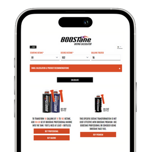 BOOSTane Mixing Chart